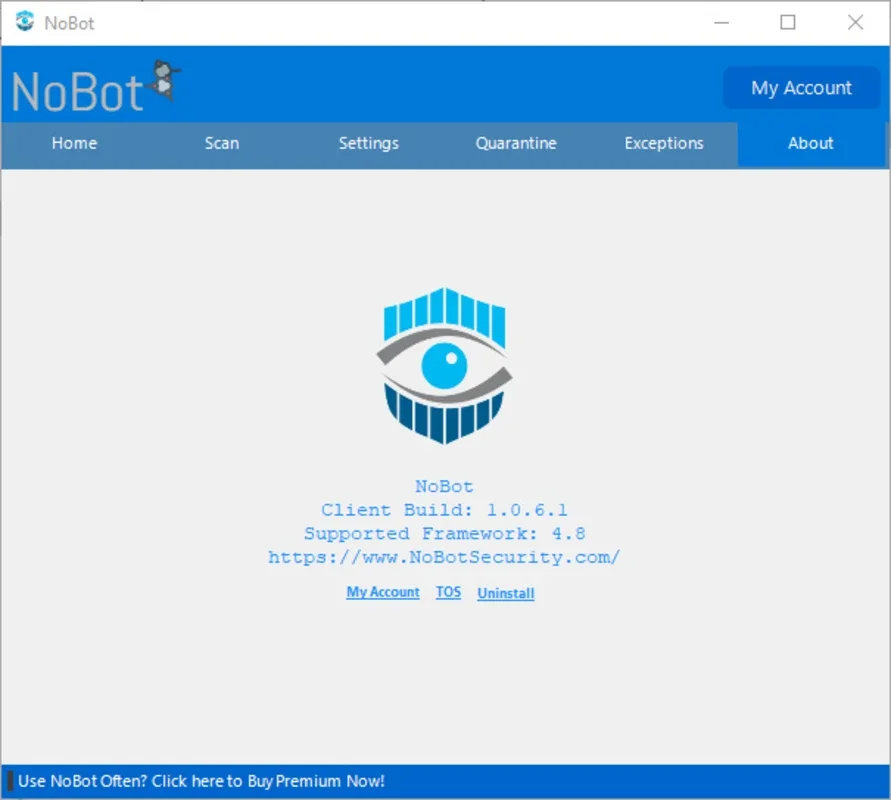 NoBot for Windows: Powerful Anti-Spyware Solution