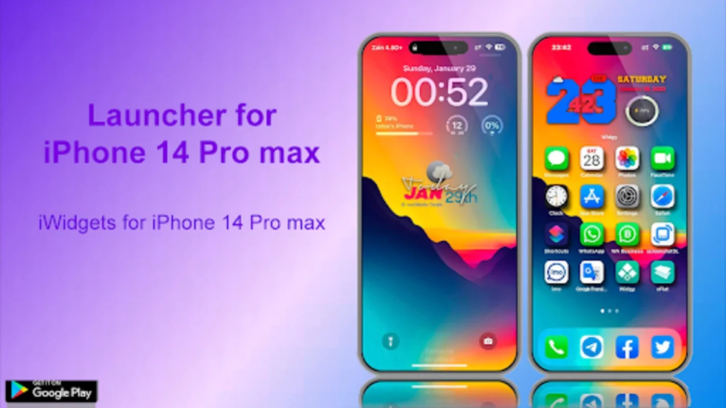 iPhone 14 Pro Max Launcher for Android: Free Themes & Wallpapers