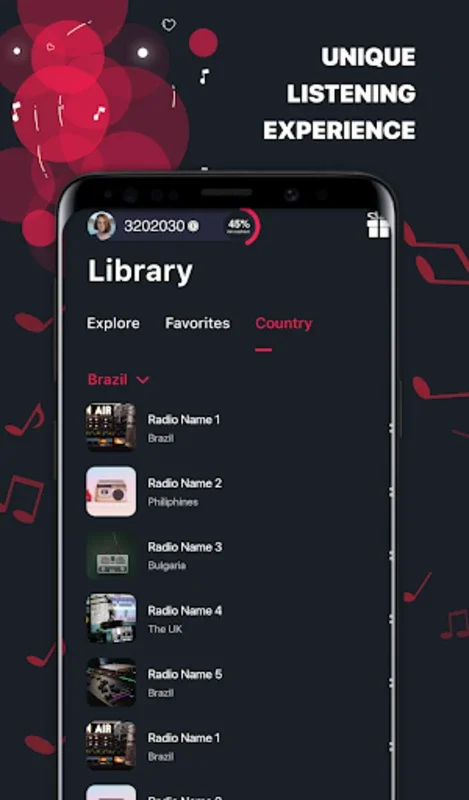 Givvy Radios for Android - Stream Global Radio