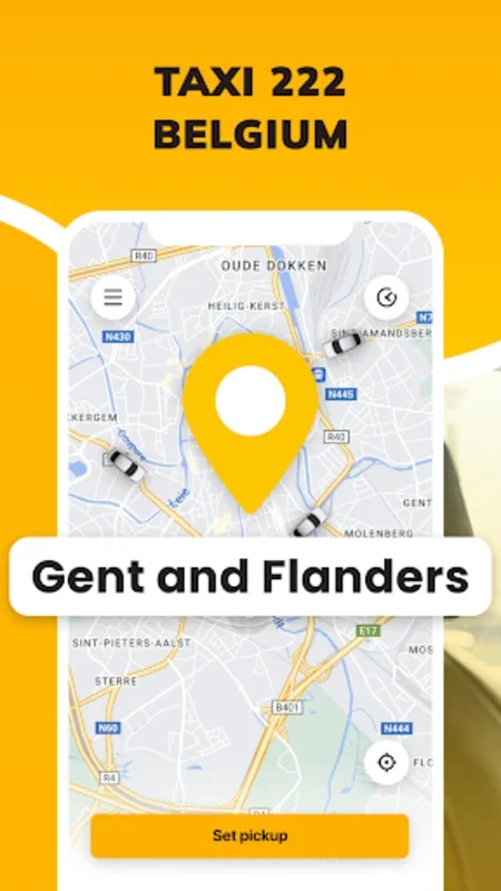 Taxi 222 Gent: Belgium Booking for Android - Secure Rides