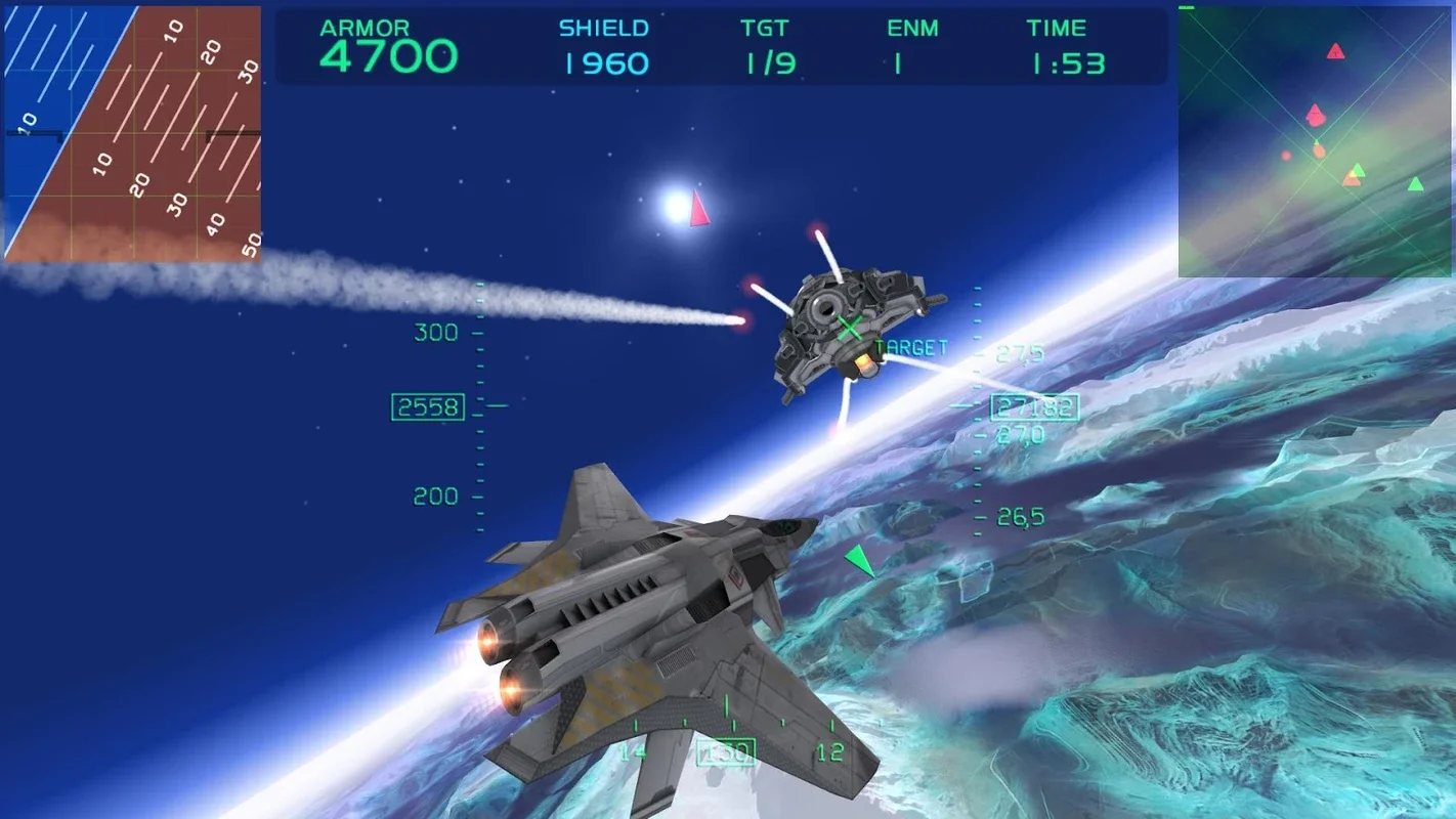 Fractal Combat X for Android - Thrilling Flight Combat