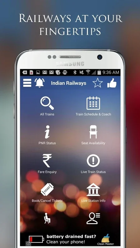 IndianRailway IRCTC for Android - Simplify Train Travel