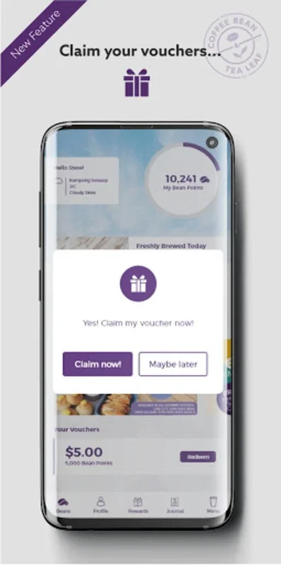 The Coffee Bean Brunei Rewards for Android - Unlock Coffee Rewards on Your Phone