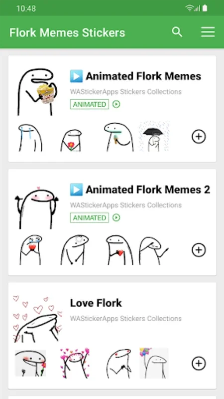 Flork Stickers for Android: Enhance WhatsApp Chats