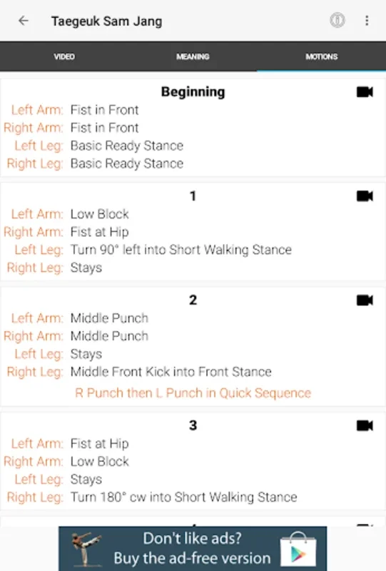 Taekwondo Forms (Sponsored) for Android: Master Taekwondo Techniques