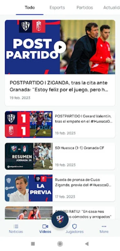 SD Huesca - Official App for Android: Immersive Football Experience