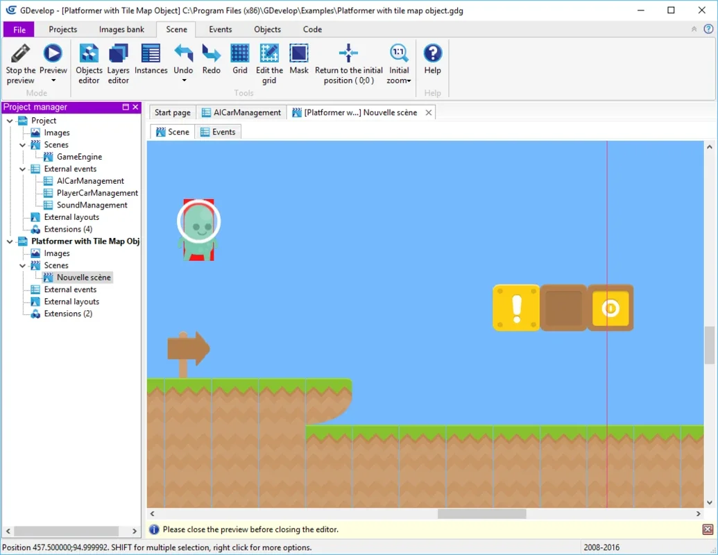 GDevelop for Windows - Create Games Freely