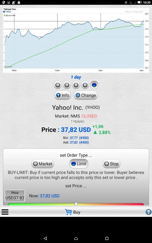 Game of Stocks for Android: Immersive Stock Market Simulation