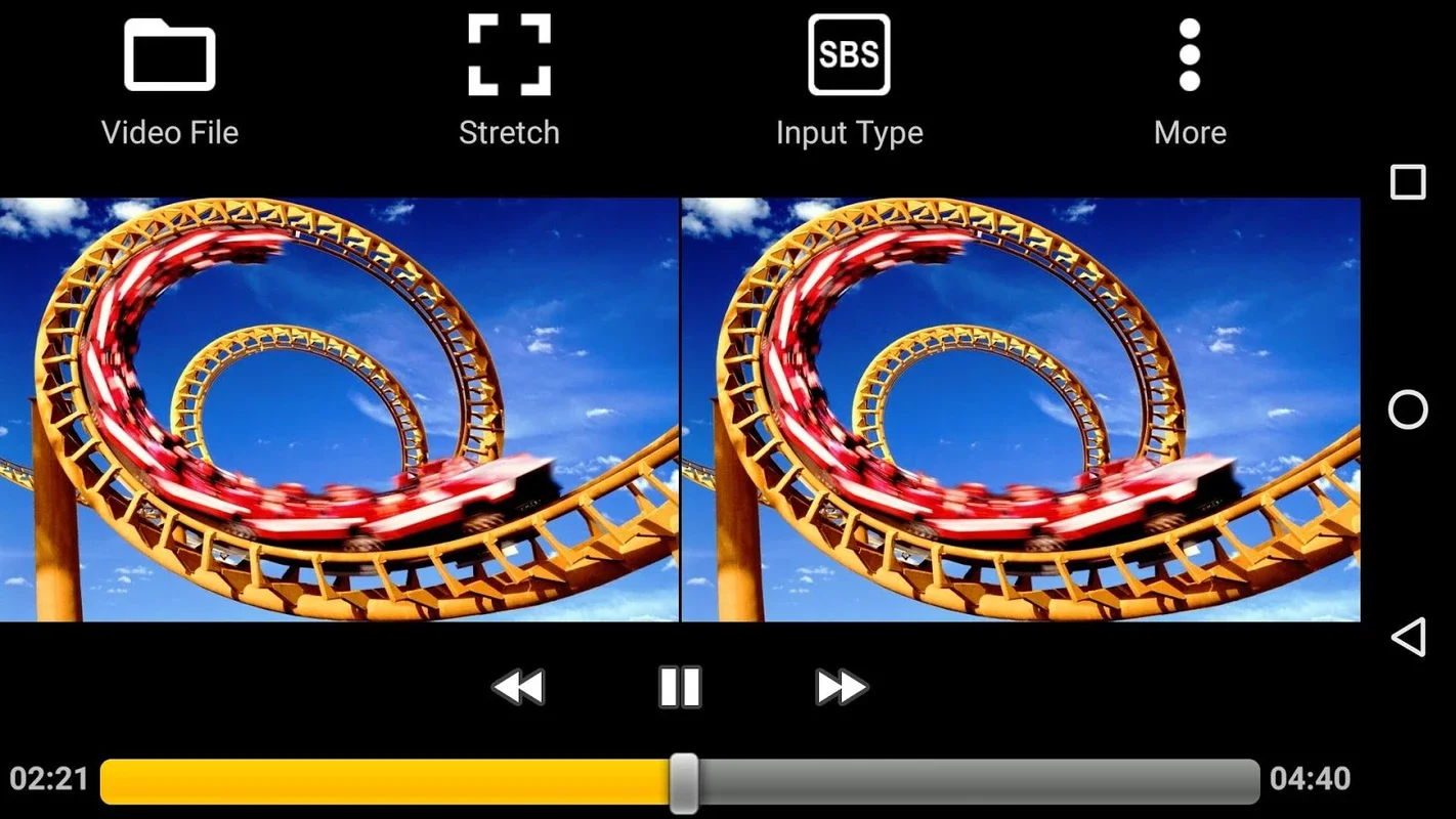 iPlay SBS Player for Android - No Ads, Easy VR Video Playback