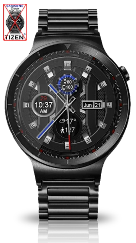 Ebonite Force HD WatchFace for Android: Customizable & Feature-Rich