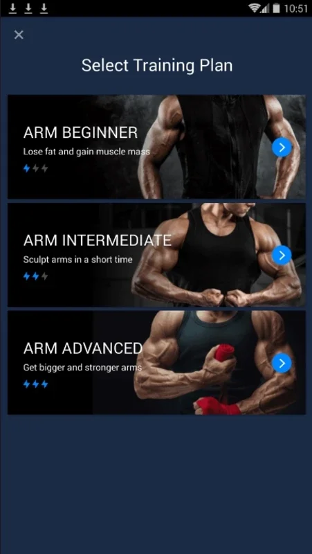 Arm Workout for Android - Build Strong Arms at Home