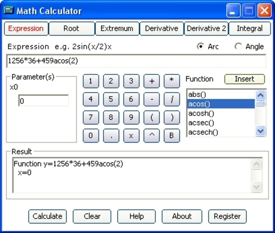 Math Calculator for Windows - A Free Download