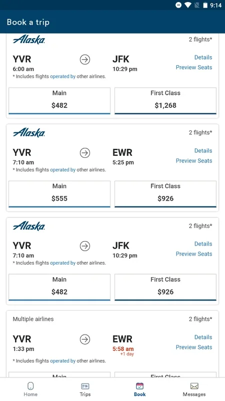 Alaska Airlines for Android - Manage Your Flights Easily