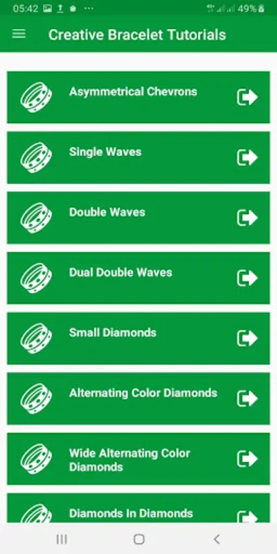 Creative Bracelet Tutorial for Android - No Downloading Needed