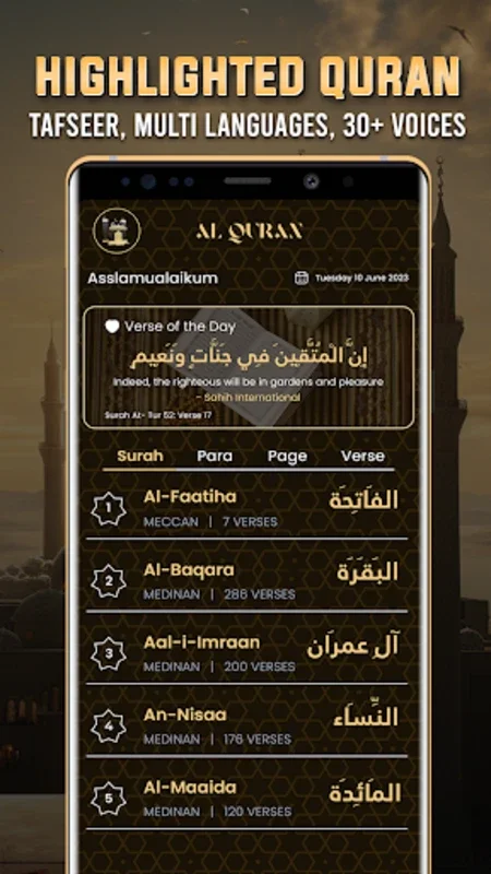 Muslim Sadiq for Android: Spiritual Companion for Muslims