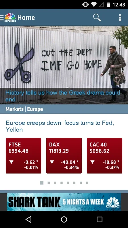 CNBC for Android - Stay Informed with Real-time Financial News