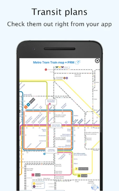 Brussels Transport: STIB-MIVB for Android - Seamless Transit