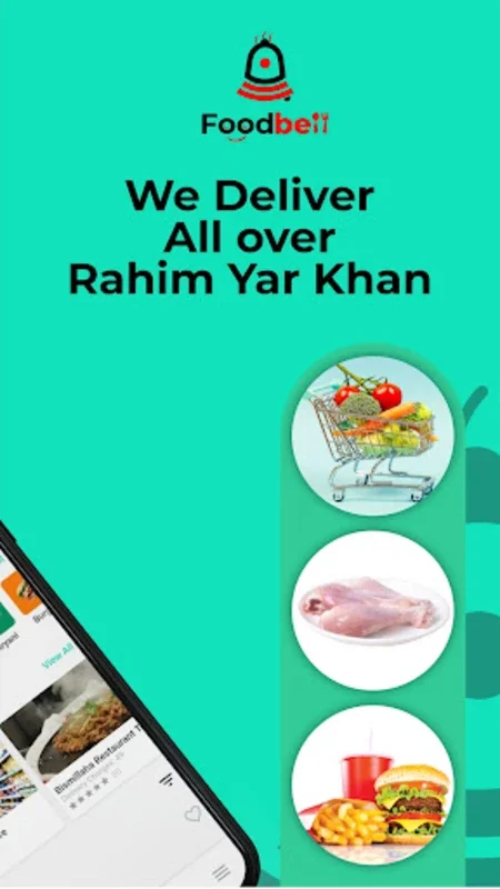 Foodbell for Android: Quick & Affordable Delivery in Rahim Yar Khan