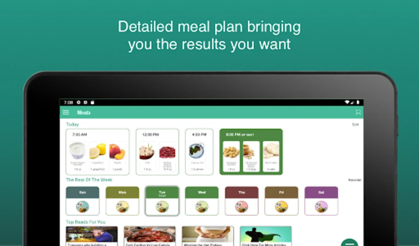 Fitness Meal Planner for Android: Plan Nutritious Meals