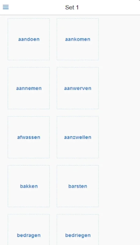 NT2 Werkwoorden for Android - Master Dutch Irregular Verbs