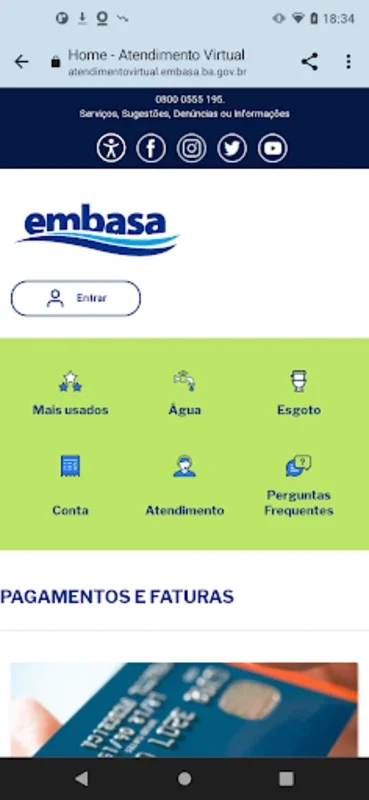 Embasa for Android: Streamline Water Service Billing