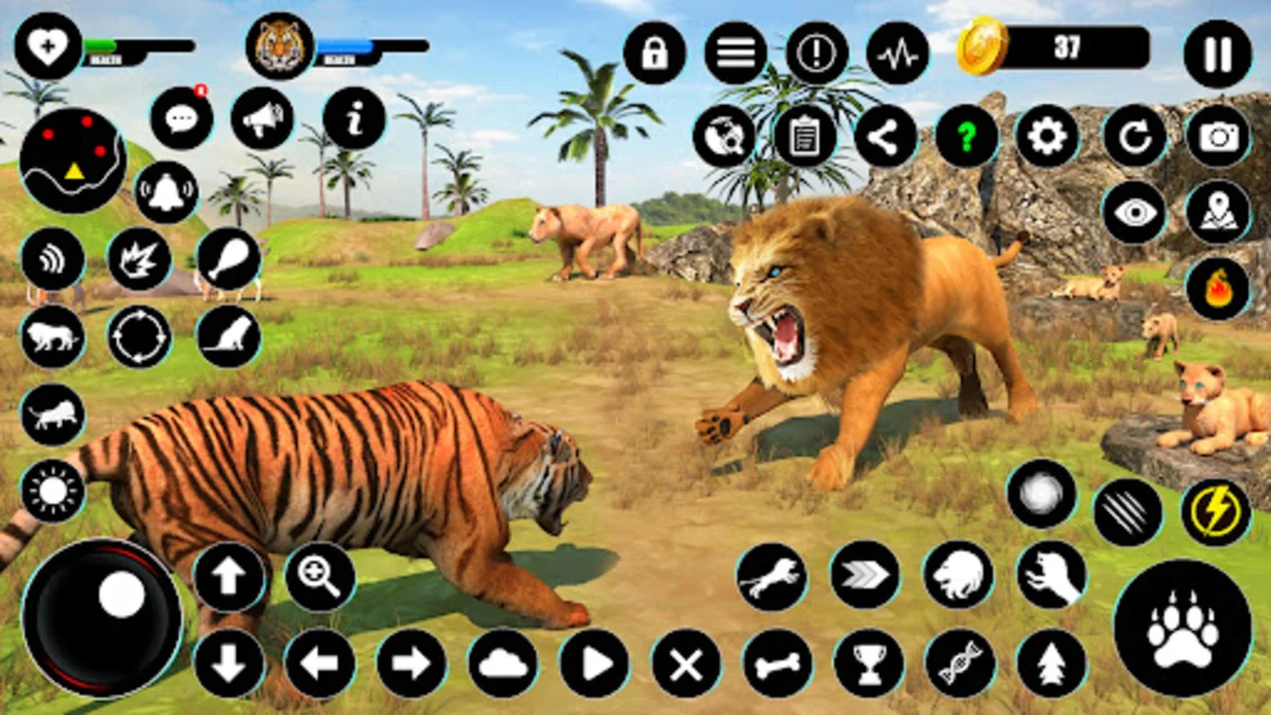 Lion Games Animal Simulator 3D for Android - Immersive Jungle Adventure