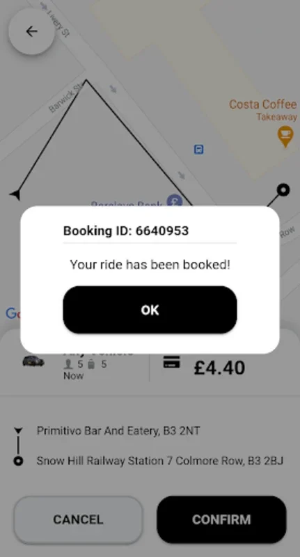 TOA Taxis Birmingham for Android: Effortless Taxi Booking and Tracking