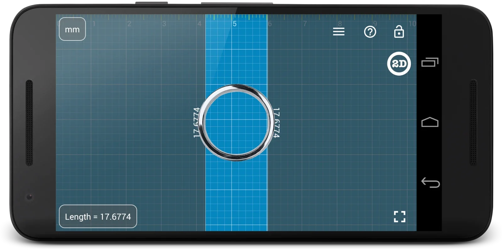 Millimeter for Android - Precise Screen Measurements