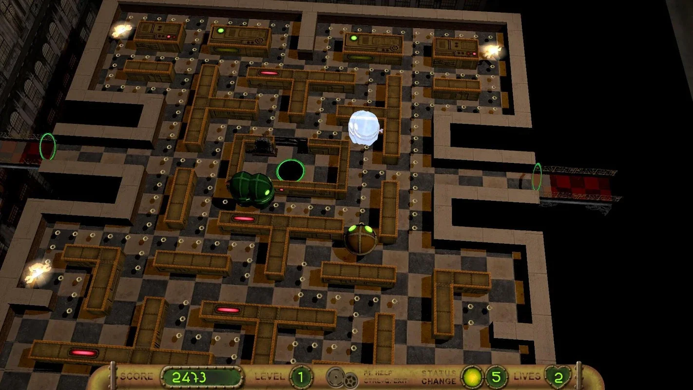 Steampac for Windows - A Steampunk Pac-Man Adventure