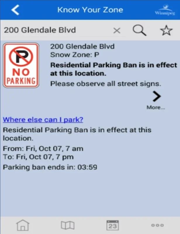 Winnipeg - Know Your Zone for Android - Stay Informed About Snow Zones