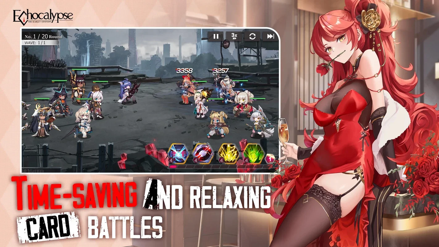 Echocalypse: Scarlet Covenant | Global for Android - Engaging Kemono Girls and Card Battles