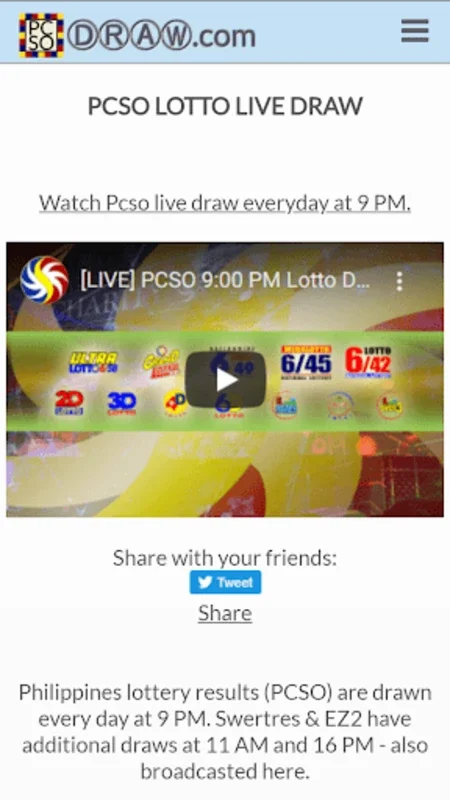 PCSO Lotto Results for Android - Stay Updated with Real-time Results