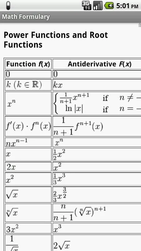 Math Formulary for Android - No Downloading Required, Get it on AppHuts