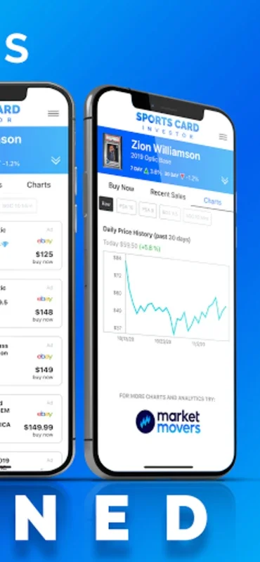 Sports Card Investor for Android - Track Trends and Analyze Market