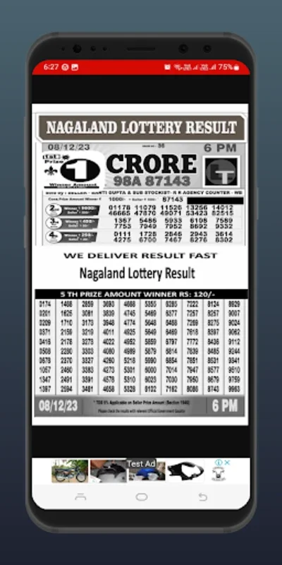 Dear Lottery Sambad for Android - Quick Nagaland and West Bengal Lottery Results