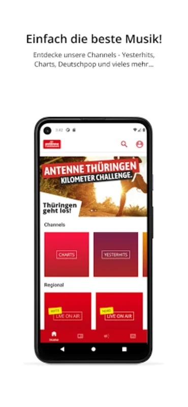 ANTENNE THÜRINGEN 4.0 for Android - Stream Thuringia's Music