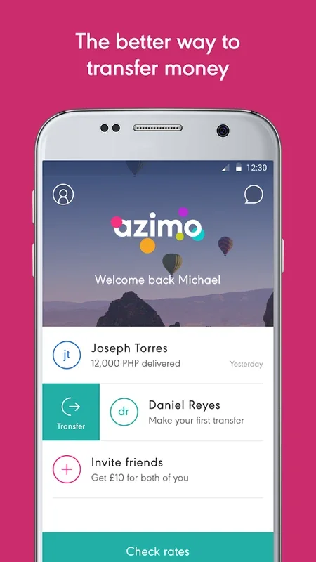 Azimo for Android - Efficient Global Money Transfers