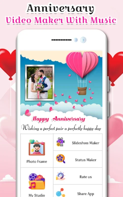 Anniversary Video Maker for Android - Create Stunning Videos