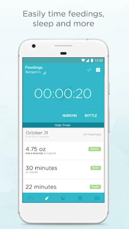 Hatch Baby - Activity Tracker for Android: Comprehensive Baby Monitoring