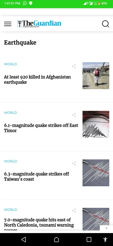 EarthQuake Tracker for Android: Stay Alert