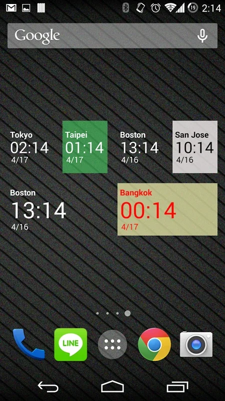 Simple World Clock Widget for Android - Customize Global Time