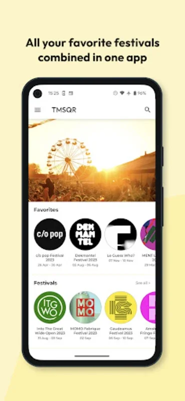 TMSQR for Android: Enhance Your Festival Experience