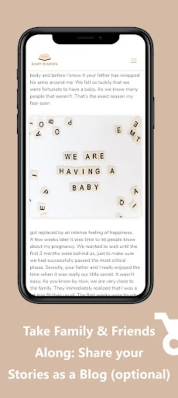 Baby Diaries Newborn Baby Book for Android: Document Parenting Milestones