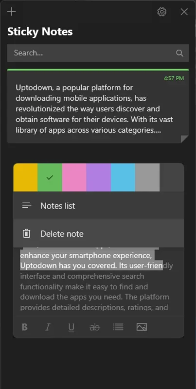 Microsoft Sticky Notes for Windows - A Free Note-Taking App