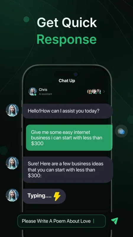 ChatUp AI: Your Versatile AI Chat Companion for Android