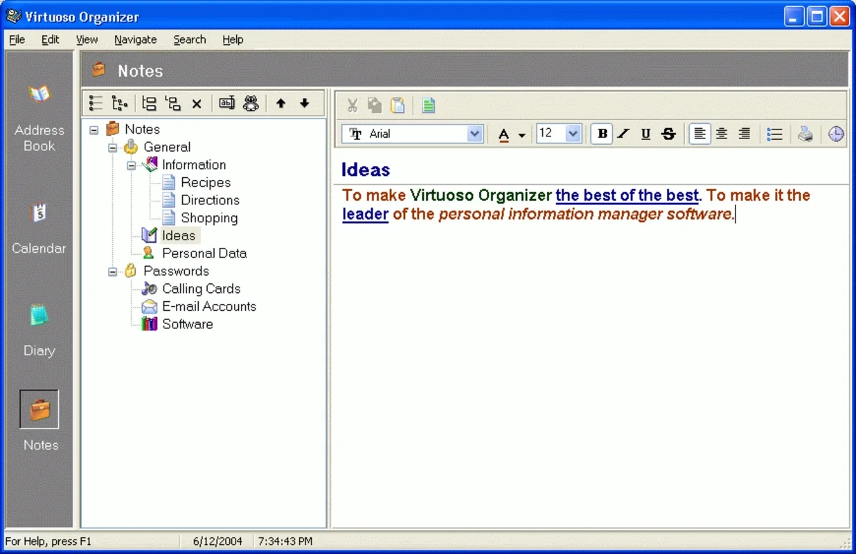 Virtuoso Organizer for Windows - Streamline Your Organization