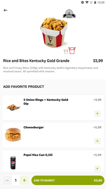 KFC for Android - Order Your Favorite Meals Easily