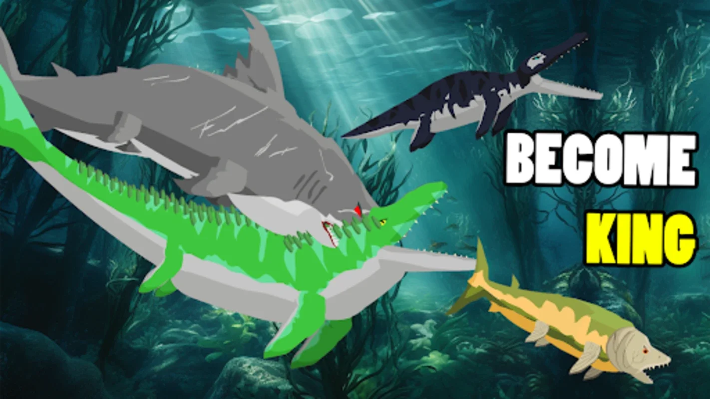 Megalodon Fights Sea Monsters for Android - Thrilling Underwater Battles