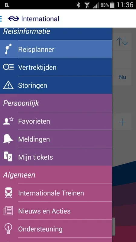 NS International for Android - Streamlined Train Travel