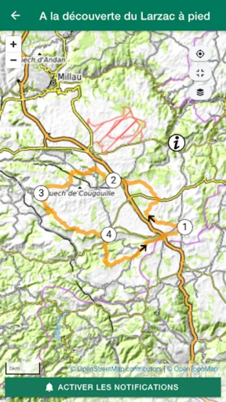 Rando Grands Causses for Android: Seamless Hiking Experience